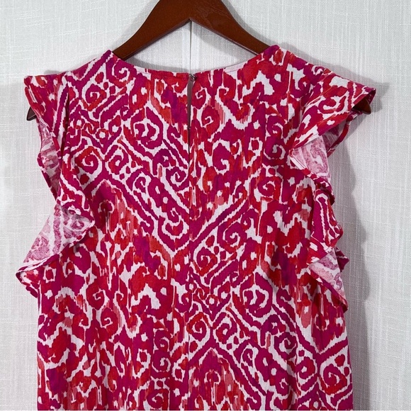 Tommy Hilfiger Ruffle Hem Mini Shift Dress Size 10 - Picture 14 of 16